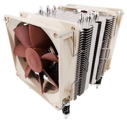 Noctua NH-U9DX i4 Ψύκτρα Επεξεργαστή Διπλού Ανεμιστήρα για Socket 1356/1366/2011 Καφέ 3