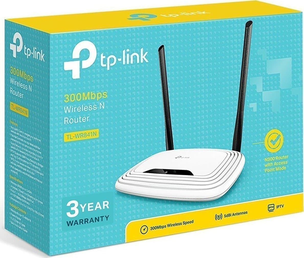 TP-LINK TL-WR841N v13 Ασύρματο Router Wi‑Fi 4 με 4 Θύρες 4