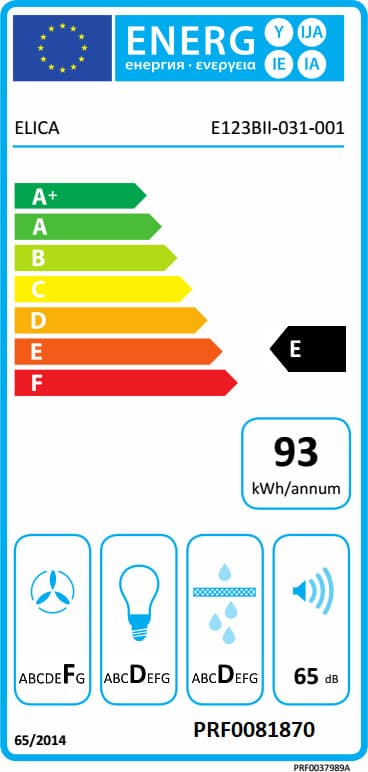 Elica Elite 14 Lux BL/A/50 Συρόμενος Απορροφητήρας 50cm Μαύρος 4