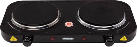 Mesko MS 6509 Επιτραπέζια Εστία Εμαγιέ Διπλή Μαύρη
