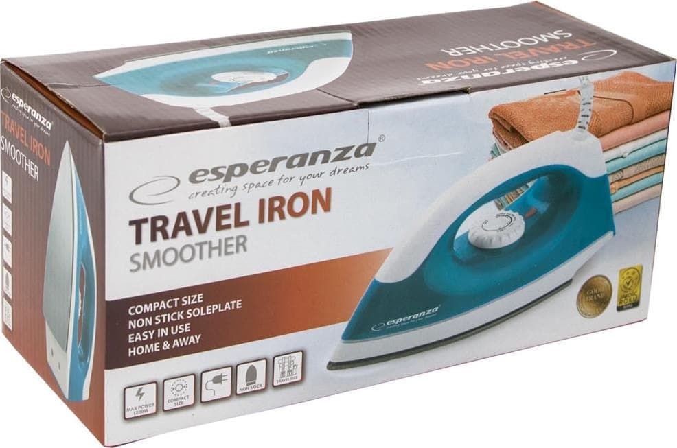 Esperanza Smoother EHI001 Σίδερο Ταξιδίου Ξηρού Τύπου 1200W 7