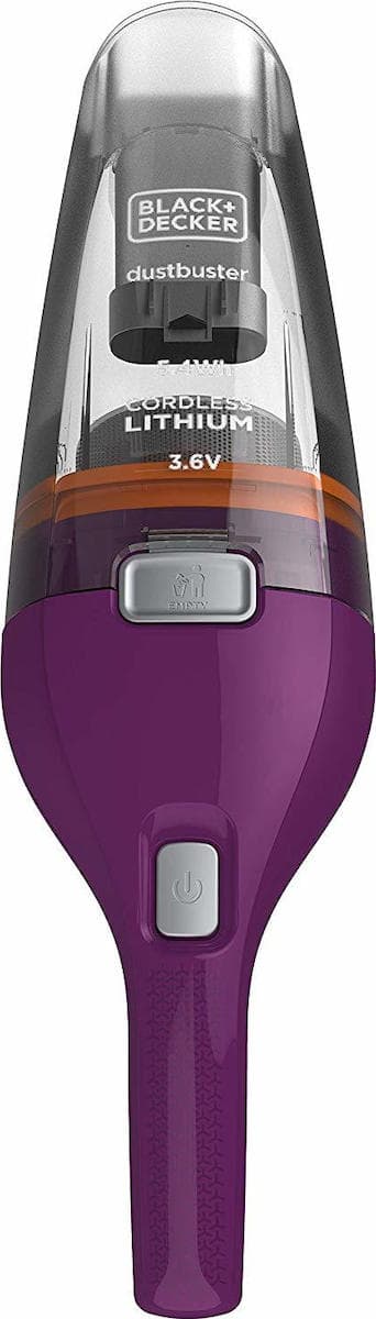 Black & Decker NVC115W Επαναφορτιζόμενο Σκουπάκι Χειρός 3.6V Μωβ 2