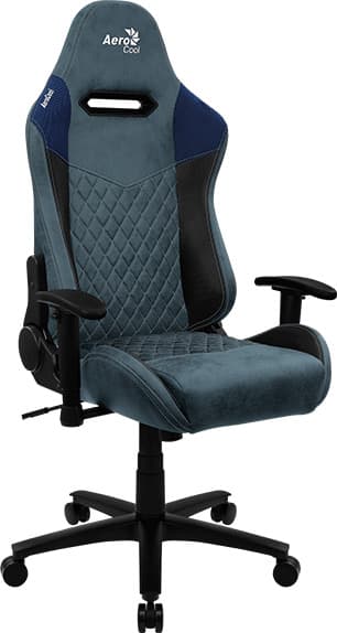 Aerocool Duke Υφασμάτινη Καρέκλα Gaming με Ρυθμιζόμενα Μπράτσα Steel Blue 6