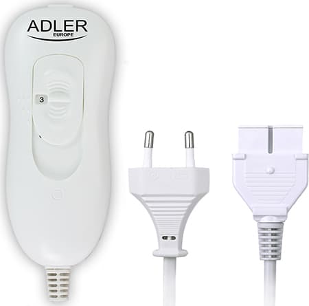 Adler AD 7426 AD 7426 Διπλό Ηλεκτρικό Υπόστρωμα Πλενόμενο Γκρι 60W 150x160εκ. 3