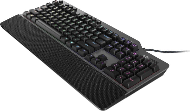Lenovo Legion K500 Gaming Μηχανικό Πληκτρολόγιο με Outemu Red διακόπτες και RGB φωτισμό (Αγγλικό US) Γκρι 3