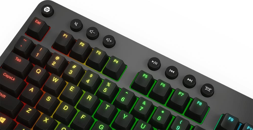 Lenovo Legion K500 Gaming Μηχανικό Πληκτρολόγιο με Outemu Red διακόπτες και RGB φωτισμό (Αγγλικό US) Γκρι 4