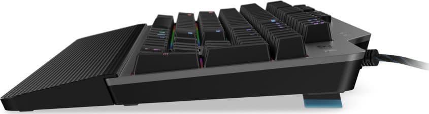 Lenovo Legion K500 Gaming Μηχανικό Πληκτρολόγιο με Outemu Red διακόπτες και RGB φωτισμό (Αγγλικό US) Γκρι 5
