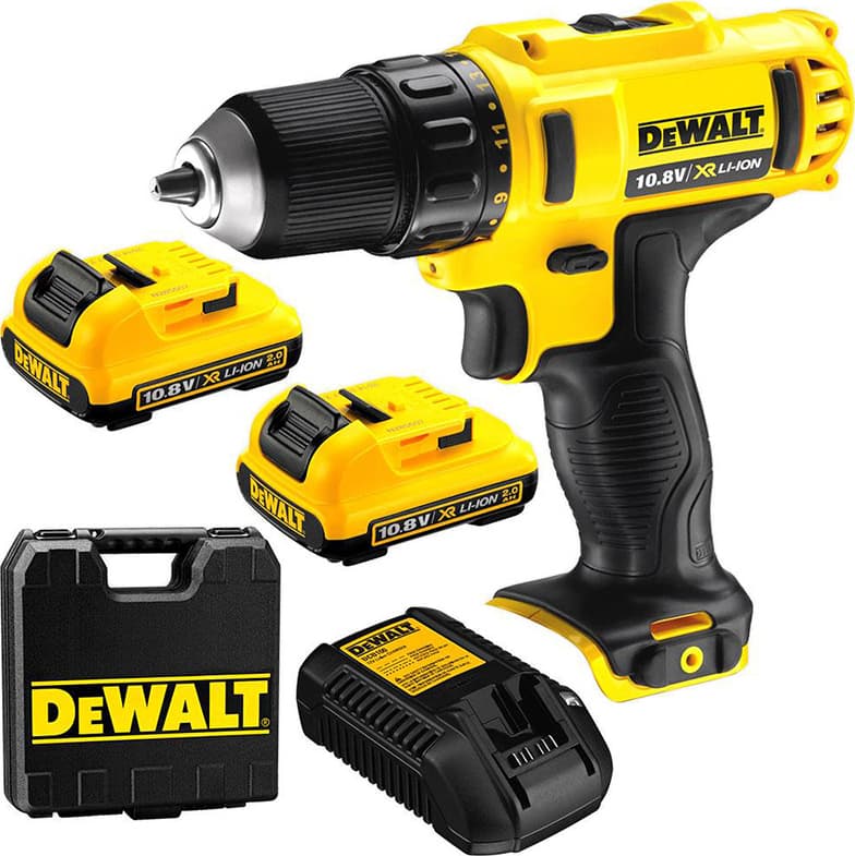 DEWALT DCD710D2 Δραπανοκατσάβιδο Μπαταρίας 10.8V 2x2Ah 2