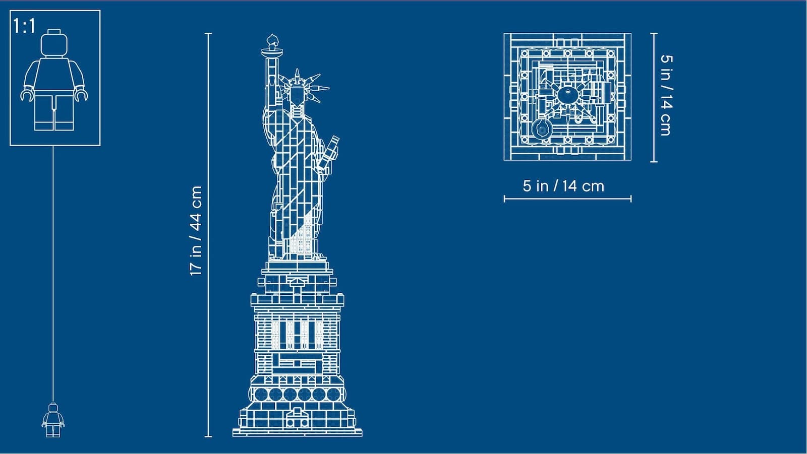 LEGO Creator Statue of Liberty για 16+ Ετών 1685τμχ 21042 5