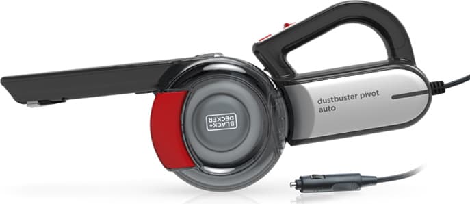 Black & Decker Σκουπάκι Αυτοκινήτου με Καλώδιο Αναπτήρα 12V 12.5W Black/Red PV1200AV