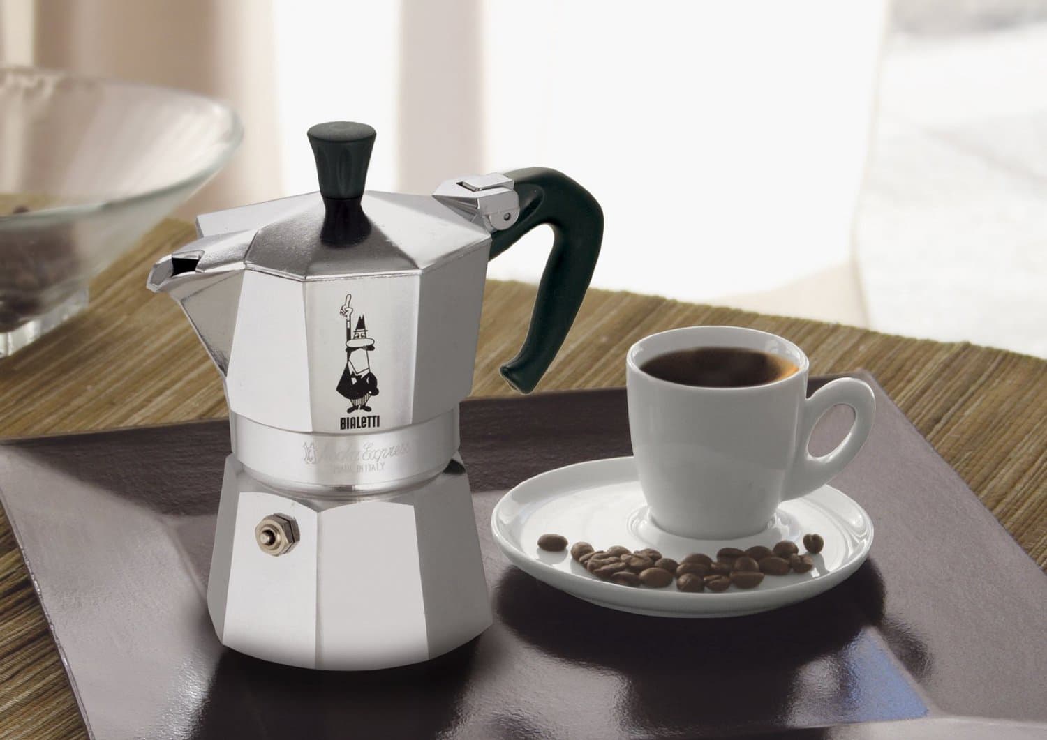 Bialetti Moka Express Μπρίκι Espresso 1cups Ασημί 0001161/OC 3