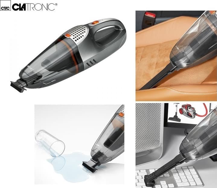 Clatronic AKS 832 810554 Επαναφορτιζόμενο Σκουπάκι Χειρός 12V Ασημί 11