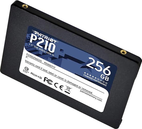 Patriot P210 SSD 256GB τύπου 2.5'' με σύνδεση SATA III P210S256G25 3
