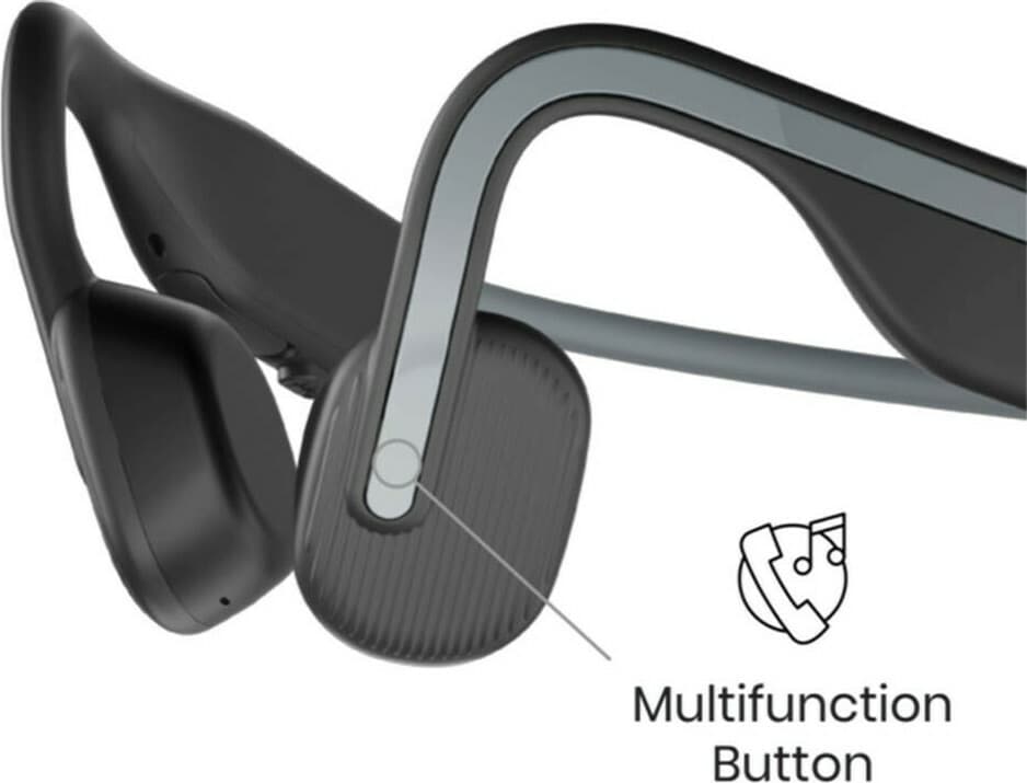Shokz Openmove Bone Conduction Bluetooth Handsfree Ακουστικά με Αντοχή στον Ιδρώτα Slate Grey 3
