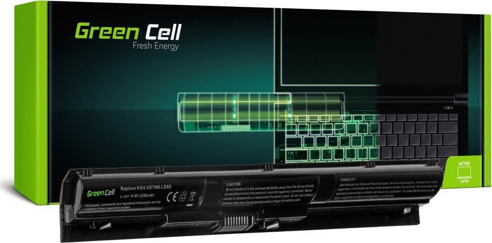 Green Cell Συμβατή Μπαταρία για HP Pavilion 14-AB/15-AB/15-AK/17-G με 2200mAh (HP90) 2