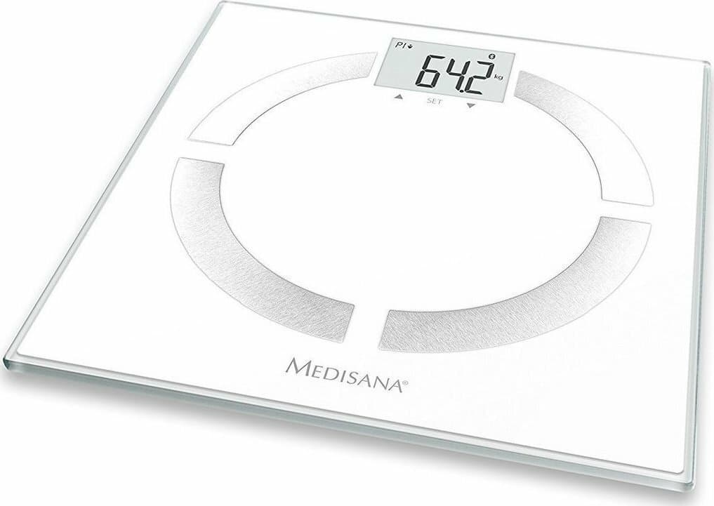 Medisana BS 444 Connect Smart Ζυγαριά 180kg με Λιπομετρητή & Bluetooth Λευκή