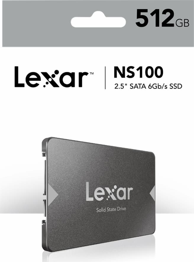 Lexar NS100 SSD 512GB τύπου 2.5'' με σύνδεση SATA III LNS100-512RB 2