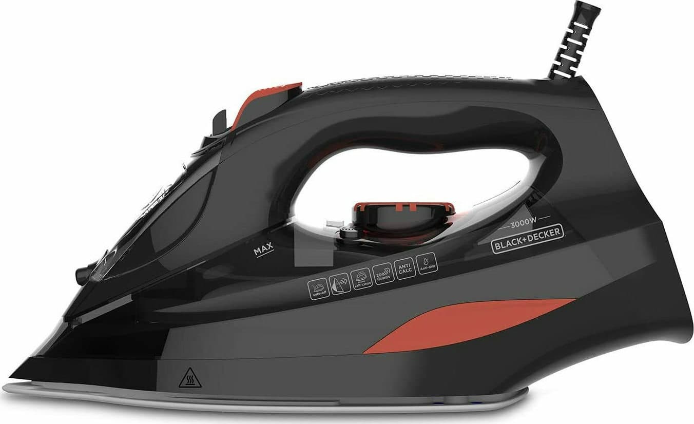 Black & Decker BXIR3000E Σίδερο Ατμού 3000W με Κεραμική Πλάκα και Συνεχόμενη Παροχή 45gr/min 3