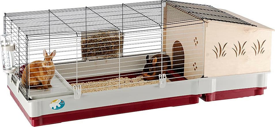 Ferplast 57072570 Ξύλινο Κλουβί για Κουνέλια 142x60x50εκ. 5