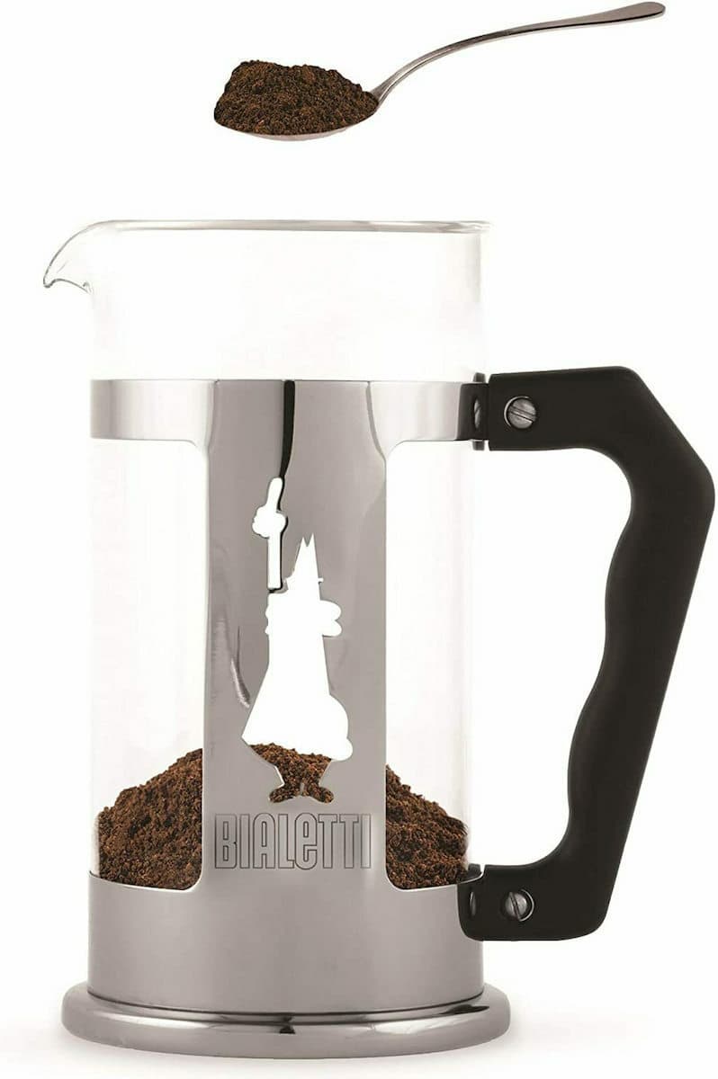 Bialetti Preziosa 0003130/NW Καφετιέρα Φίλτρου Χειρός Ανοξείδωτη Ασημί 1lt 8