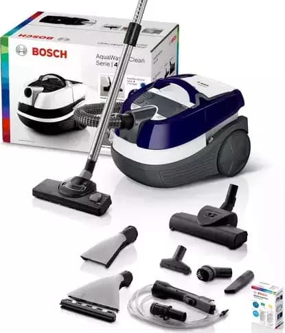 Bosch Aquawash & Clean Σκούπα Υγρών / Στερεών 1700W με Πλαστικό Κάδο 5lt 10