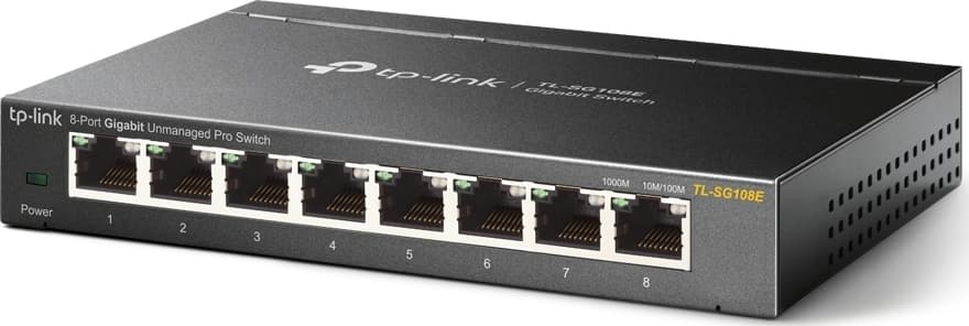 TP-LINK TL-SG108E v6 Unmanaged L2 Switch με 8 Θύρες Gigabit (1Gbps) Ethernet 2