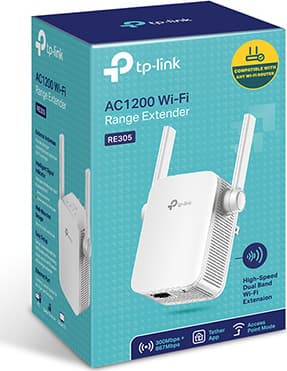 TP-LINK RE305 v4 WiFi Extender Dual Band (2.4 & 5GHz) 1200Mbps 4