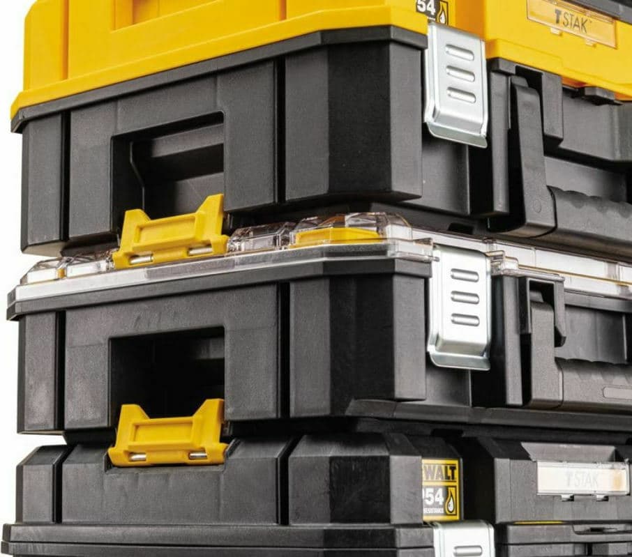 DEWALT TSTAK Εργαλειοθήκη Χειρός Πλαστική με Ταμπακιέρα Π44xB33.3xΥ32.3cm DWST83343-1 4