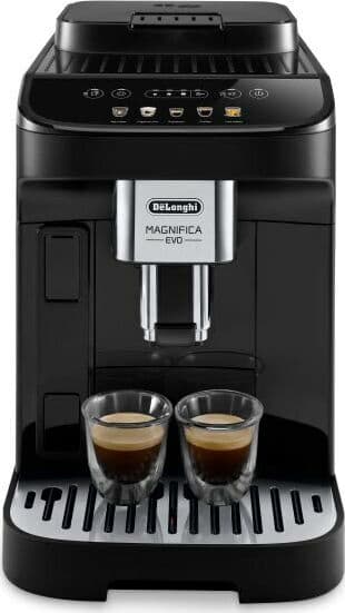 De'Longhi Magnifica Evo Αυτόματη Μηχανή Espresso 1450W Πίεσης 15bar για Cappuccino με Μύλο Άλεσης Μαύρη ECAM290.61.B