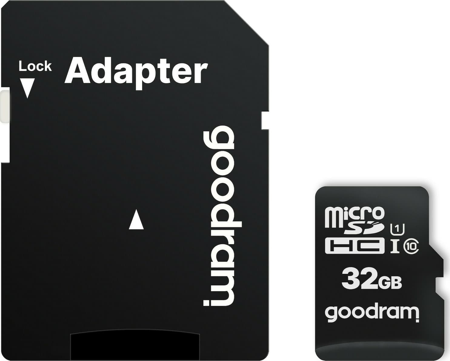 GoodRAM M1AA microSDHC 32GB U1 UHS-I 100MB/s με αντάπτορα