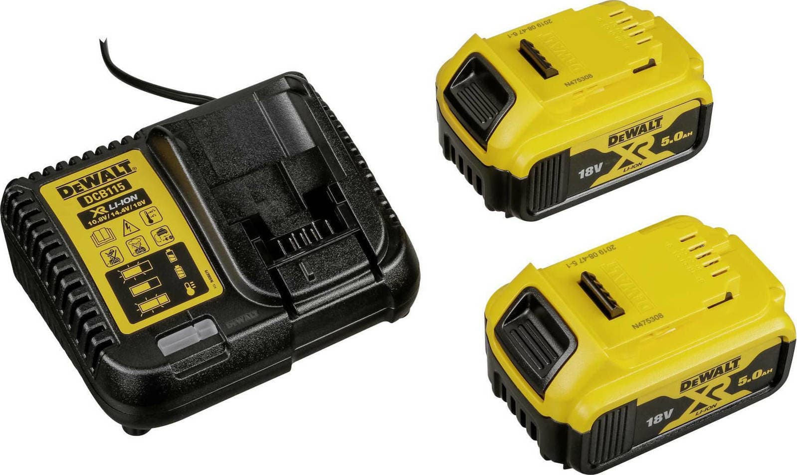 DEWALT DCD791P2 Δραπανοκατσάβιδο Μπαταρίας 18V 2x5Ah