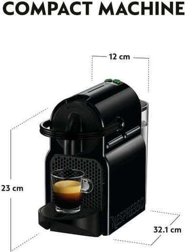 De'Longhi Inissia Καφετιέρα για Κάψουλες Nespresso Πίεσης 19bar Black 7