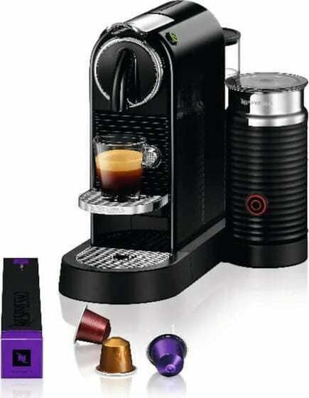 De'Longhi Citiz & Milk Καφετιέρα για Κάψουλες Nespresso Πίεσης 19bar με Αφρογαλιέρα Black 6