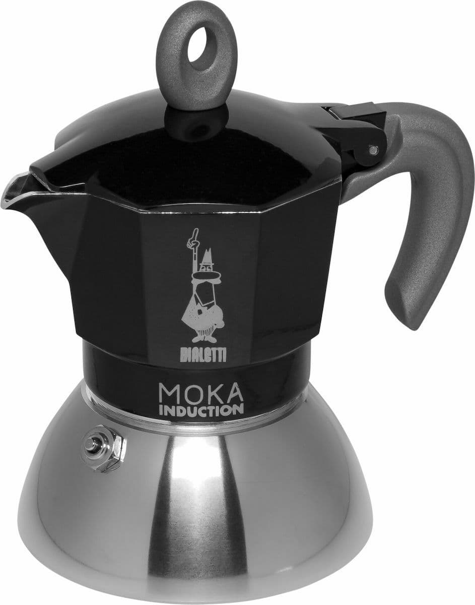 Bialetti Moka Induction Μπρίκι Espresso 2cups Μαύρο 0006932/NP 2
