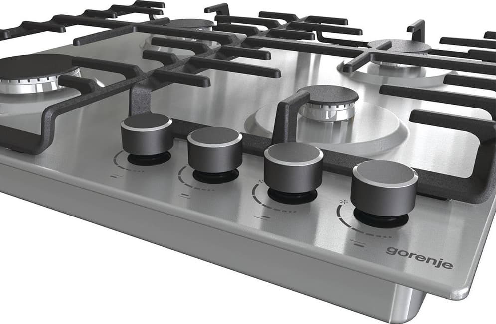 Gorenje Εστία Υγραερίου Αυτόνομη Inox 60x52εκ. Ασημί G642ABX 7