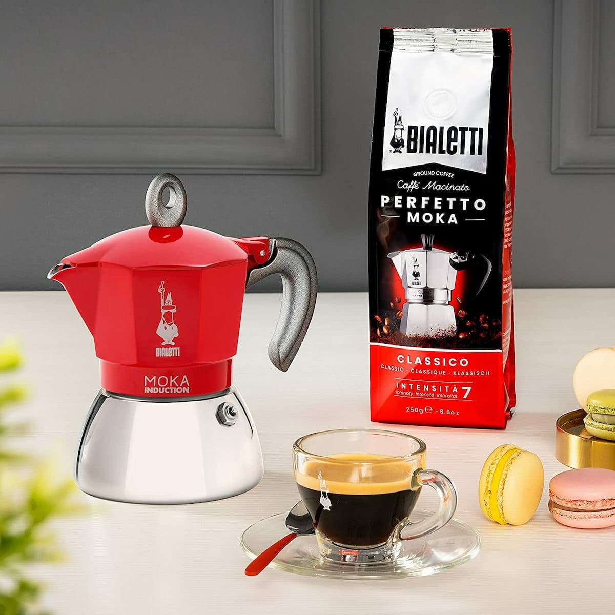 Bialetti Moka Induction Μπρίκι Espresso 4cups Κόκκινο 0006944/NP 3
