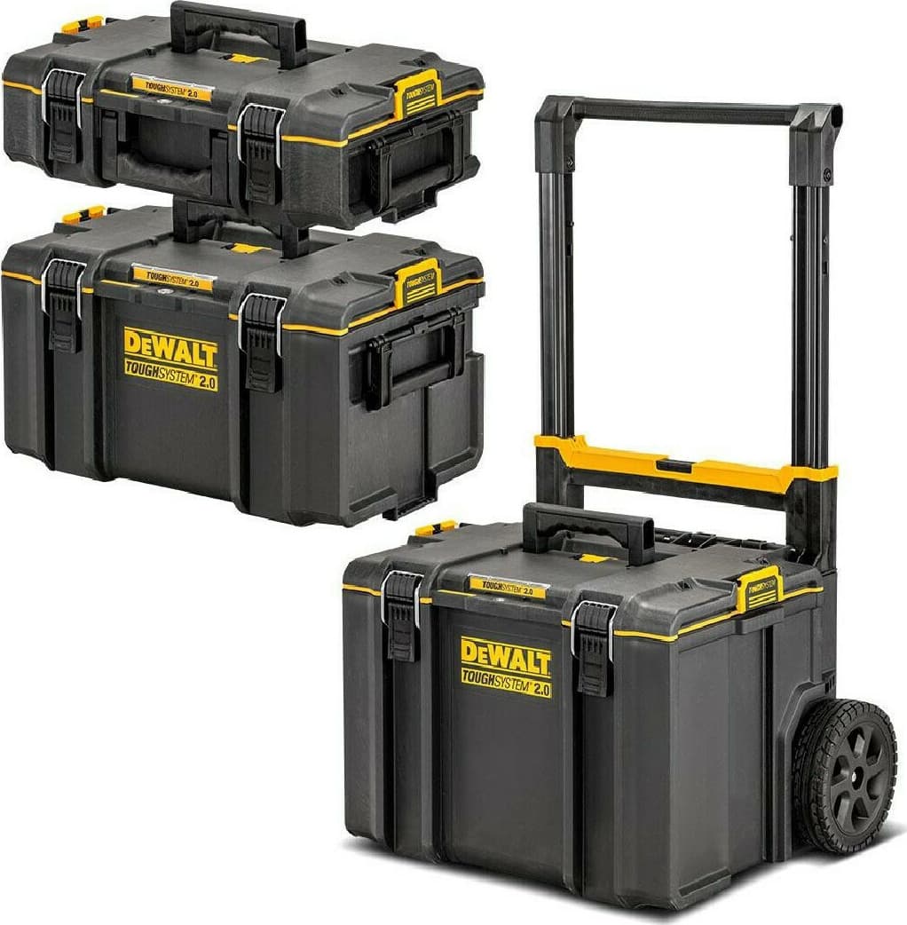 DEWALT Τροχήλατος Πλαστικός Εργαλειοφόρος 3 Τμημάτων με Εργαλειοθήκη DWST83402-1