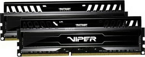 Patriot Viper 3 DDR3 16GB RAM με 2x8GB Modules και Ταχύτητα 1600 για Desktop PV316G160C9K 5