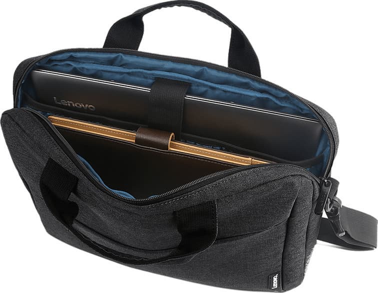 Lenovo Casual Toploader T210 Αδιάβροχη Τσάντα Ώμου / Χειρός για Laptop 15.6" σε Μαύρο χρώμα 7