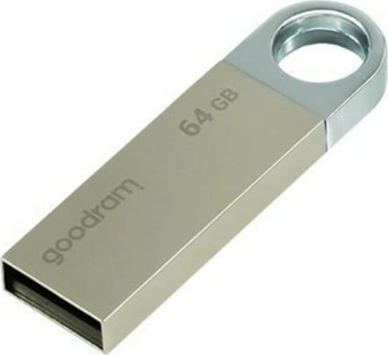 GoodRAM UUN2 64GB USB 2.0 Stick Ασημί 3