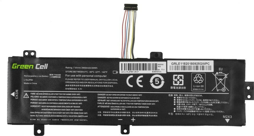 Green Cell Συμβατή Μπαταρία για Lenovo IdeaPad 310-15IAP/310-15IKB/310-15ISK/510-15IKB με 3950mAh (LE118) 3