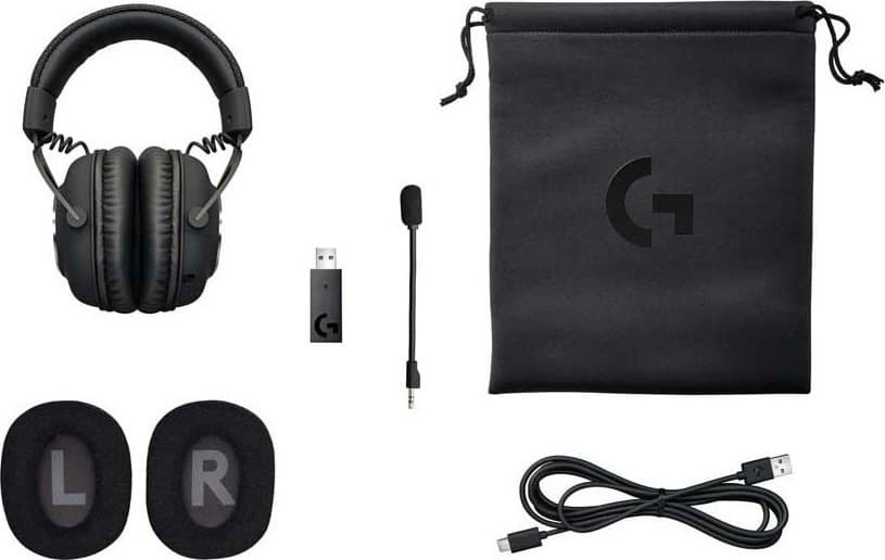 Logitech G Pro X Ασύρματο Over Ear Gaming Headset με σύνδεση USB 8