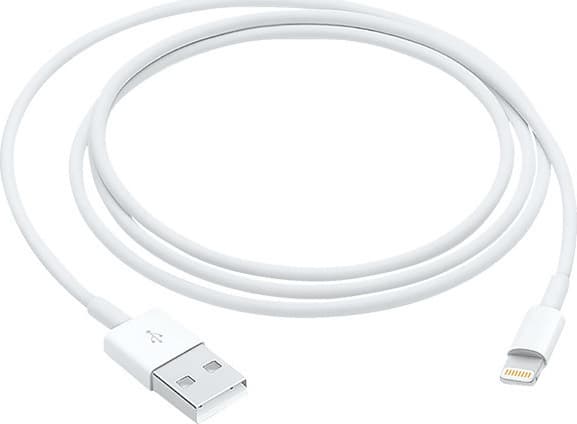 Apple USB-A to Lightning Cable Λευκό 1m (MXLY2ZM/A) 10