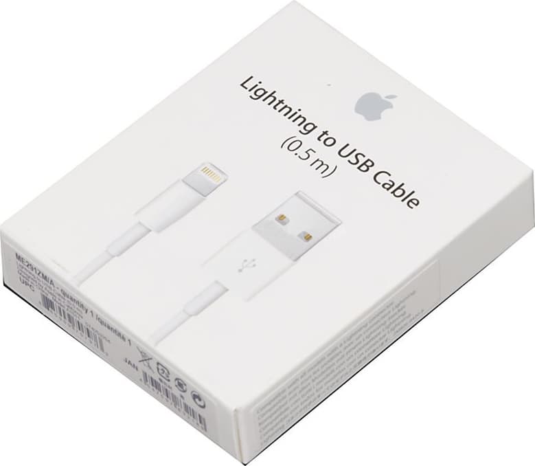 Apple USB-A to Lightning Cable Λευκό 0.5m (ME291ZM/A) 8
