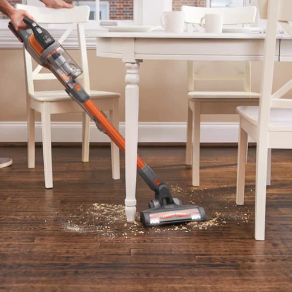 Black & Decker BHFEV182C Επαναφορτιζόμενη Σκούπα 2 σε 1 Stick & Χειρός 18V Πορτοκαλί 9