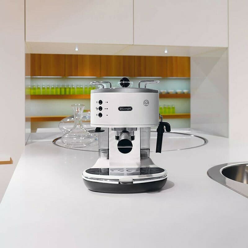 De'Longhi Espresso Icona Eco Μηχανή Espresso 1100W Πίεσης 15bar Λευκή ECO311.W 6
