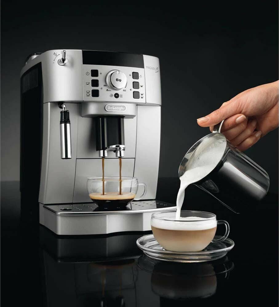 De'Longhi Magnifica S Αυτόματη Μηχανή Espresso 1450W Πίεσης 15bar με Μύλο Άλεσης Ασημί ECAM22.110.SB 6