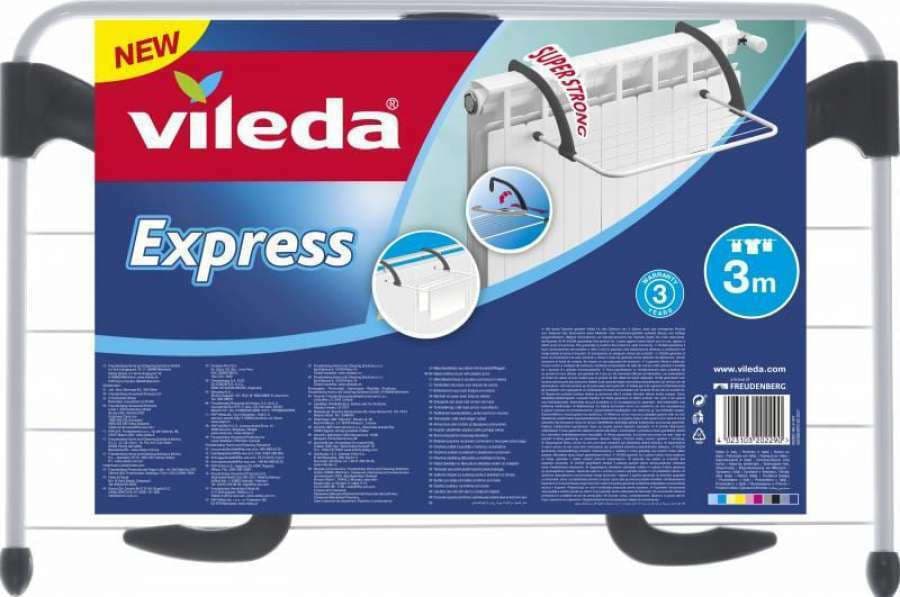 Vileda Express Απλώστρα Κρεμαστή από Αλουμίνιο με Μήκος Απλώματος 3m 157334 8