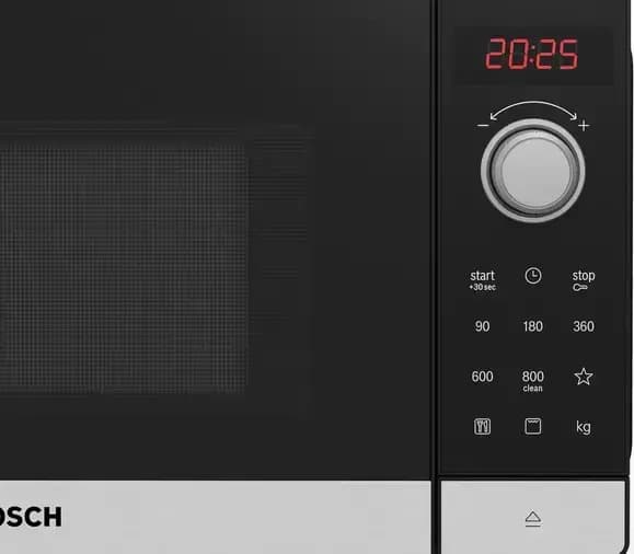 Bosch FEL023MS2 Φούρνος Μικροκυμάτων με Grill 20lt Μαύρος 2
