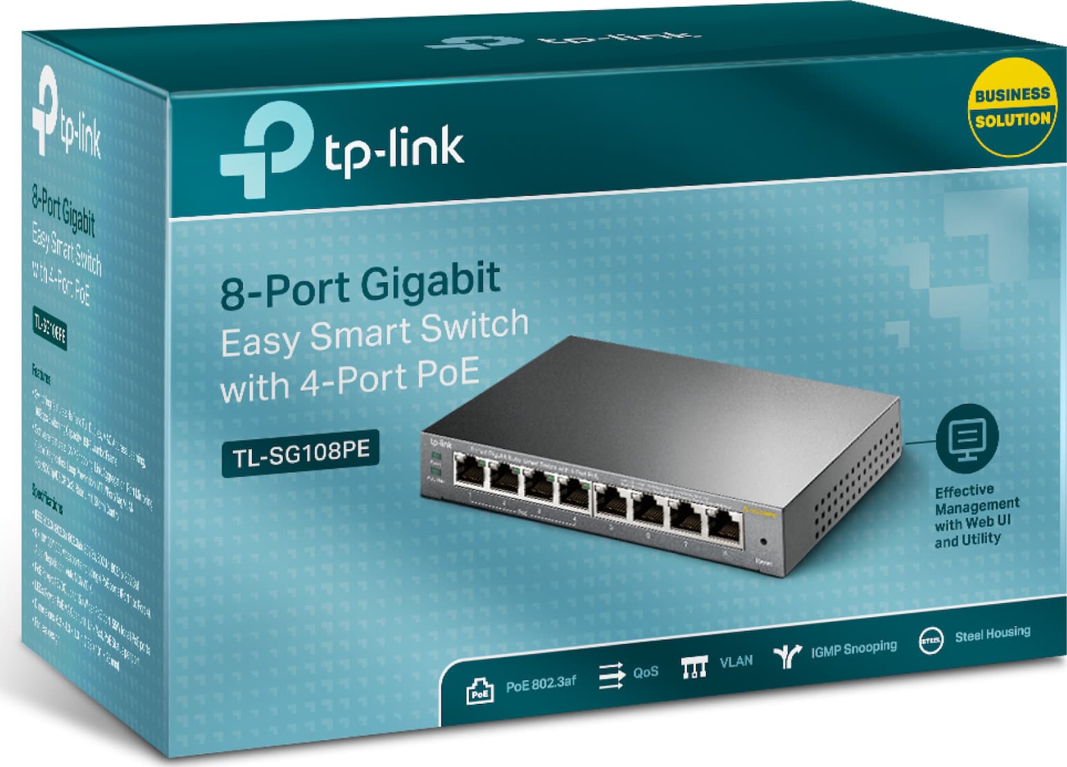 TP-LINK TL-SG108PE v2 Unmanaged L2 PoE Switch με 8 Θύρες Ethernet 7